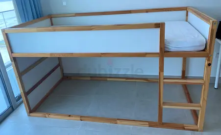Ikea Bed Kura with two mattresses