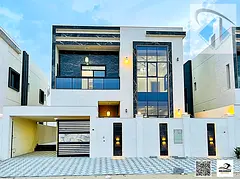 A villa finished in a modern European style. The villa is brand new.