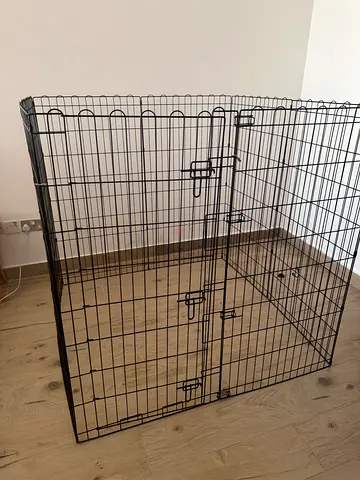 Pet Play Pen for Dogs, Fence Pen, Single Door