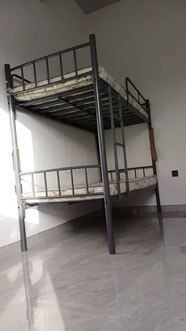 Heavy Duty Steel Bunk Bed + Mattress