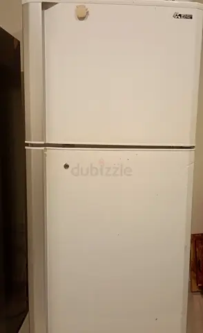 Used Top-Freezer Refrigerator - White, Good Working Condition