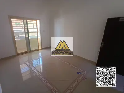 A two-bedroom apartment with a comfortable size and practical design, located in a prime location near Sheikh Ammar Street, with easy access to Sharja