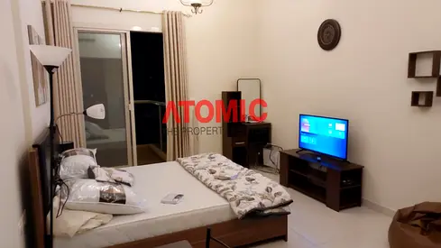 Furnished Studio in Elite Residence with Balcony