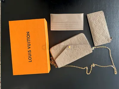 Louis Vuitton Félicie Pochette Empreinte – Full Set – Excellent Condition