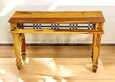 Wooden console 120x40 cm H 78 cm