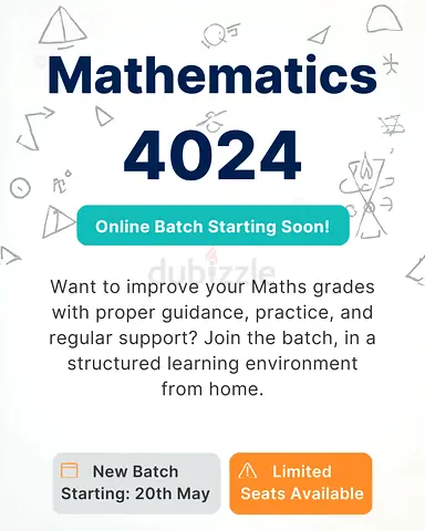 O Level Mathematics 4024 Online Classes | Cambridge Maths Tuition