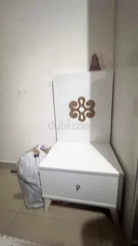 Bedroom (king bed + Wardrobe clothes + dressing mirror +2 bedside tables 
Sofas + gas + fridge