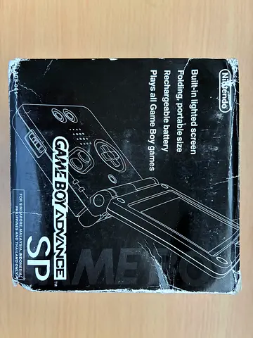 Black GameBoy Advance SP CIB