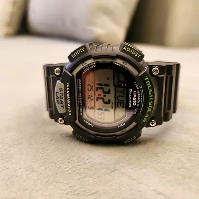 Casio Tough Solar Digital Sport Watch - Good Working Condition