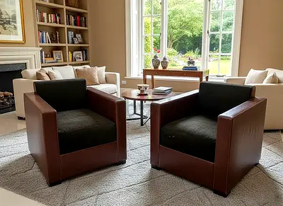 Poltrona Frau Linea A Armchairs designed by Peter Marino