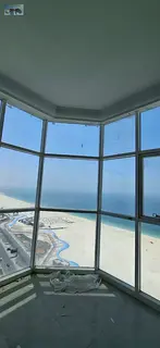 Spacious 3Bhk apartment with sea views, large living room, direct sea view on Ajman Corniche, 2 balc