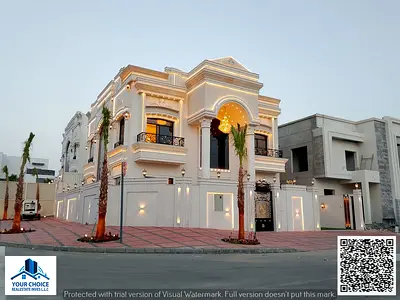 🏡 Luxury New Classic Corner Villa for Sale in Al Helio 2, Ajman – Prime Location Near Sheikh Moham