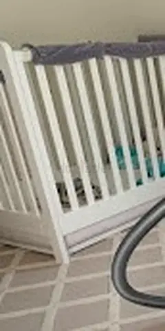 White Wooden Baby Crib - free to pick up.