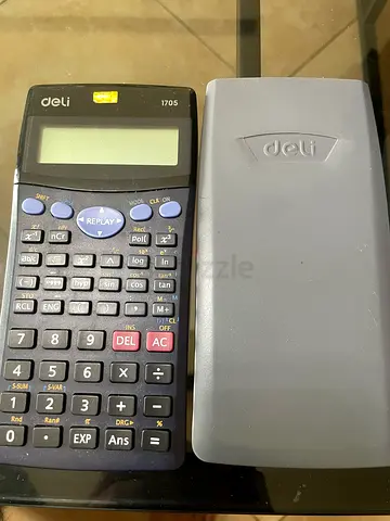 Deli Scientific Calculator with Protective Cover - Working Condition