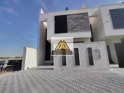 5 Master Bedroom Townhouse Villa for Sale in Al Helio 2 Ajman, Luxury Finishing, Majlis, Maid Room, Roof Terrace, Spacious Layout, Modern Design