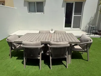 Patio outdoor table set