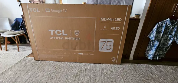 TCL   75 Inch Google Smart TV 4K QD-Mini LED Tv.