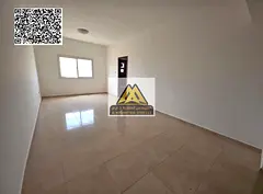A very spacious studio for annual rent in Al Jurf – Ajman, featuring central air conditioning and 