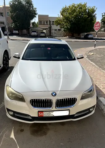 BMW 520i, 2015 model (GCC specs), with 190,000 km. / AED 45000/-