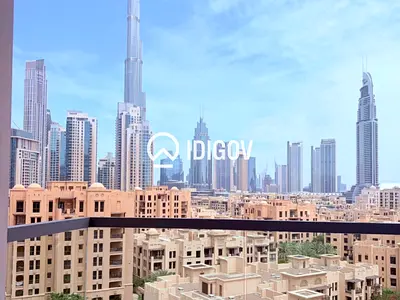 Burj Khalifa View | Maids Room | Unfurnished