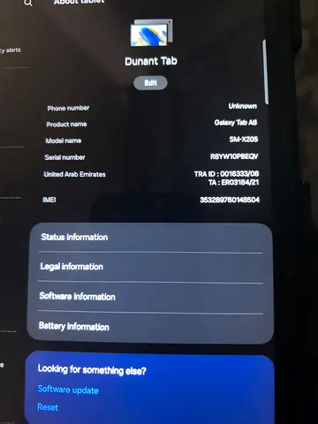 Samsung Galaxy Tab A8 SM-X205 - Good Working Condition