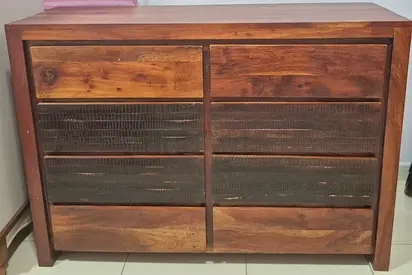 Solid Wood Dresser / Chest - Rustic Finish