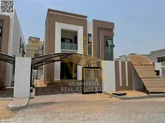 In Rawda 3, a 4000 sq ft two-story villa with five bedrooms, a majlis, two living rooms, two modern