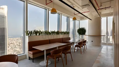 AB Prime Realty office is a 10,118 sq ft workspace | Fit out | Renovation | Furniture | Flooring