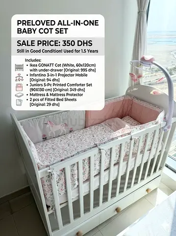 IKEA Baby Cot Set