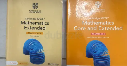 Cambridge IGCSE Mathematics Extended - Coursebook  Practice Book (Core and Extended) - 2 Books