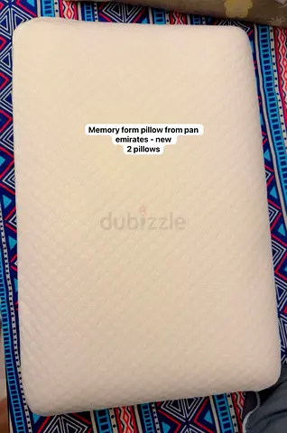 Set of 2 Memory Foam Pillows — Brand New from Pan Emirates