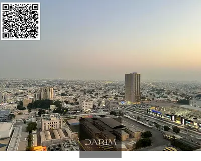 شقة واسعة مفروشة مكونة من غرفتي نوم للإيجار | مفتوحة | أبراج سيتي أبراج عجمان | 40,000 درهم إماراتي
