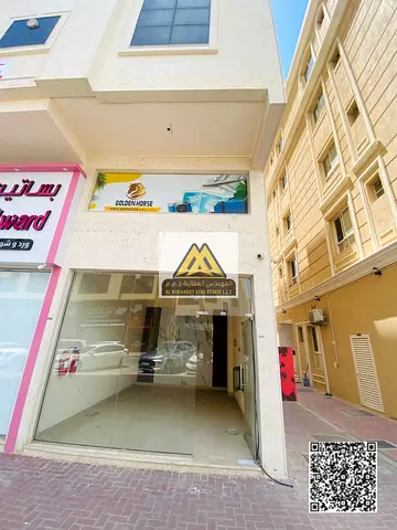 للإيجار محل تجاري في منطقة النخيل 1 بعجمان صف ثاني من كورنيش عجمان بموقع مميز وحيوي يتميز بحركة مستمرة وقربه من المناطق السياحية والخدمية مما يجعله من