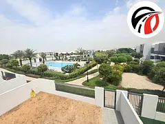 CORNER SINGLE ROW POOL PARK FACING 4BR+MAID VILLA 230K