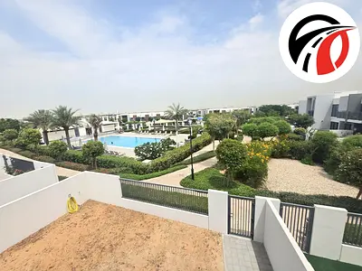 CORNER SINGLE ROW POOL PARK FACING 4BR+MAID VILLA 230K