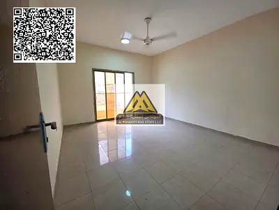 شقة غرفتين وصالة للإيجار في النعيمية عجمان بمساحة مميزة مع بلكونتين وإطلالة مفتوحة وباركن خاص وموقع حيوي قريب من جميع الخدمات