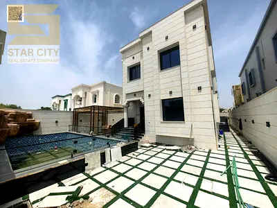 فيلا فاخرة للبيع في الروضة – عجمان | أول ساكن بتشطيب VIP مع مسبح