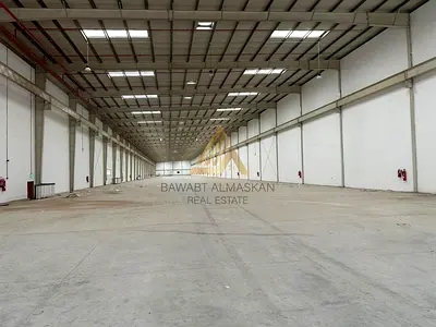 Prime 60k SQFT Warehouse For Rent | Al Saja’a | 56 KW Electricity | Main Road Access