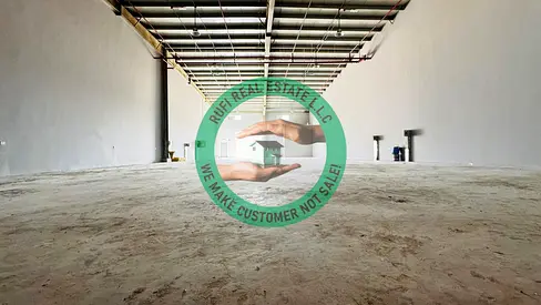 Power 55KW/ 2 SIDE GATE// 5000 SQFT Warehouse for Rent In Emirates Modern Industrial Area, UAQ.