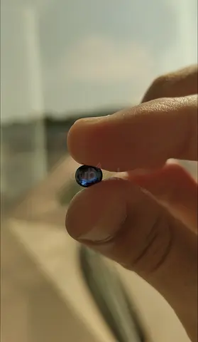 1.07 ct natural untreated blue sapphire