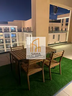 Fully furnished 1BHK With pool just 67k in Almamsha