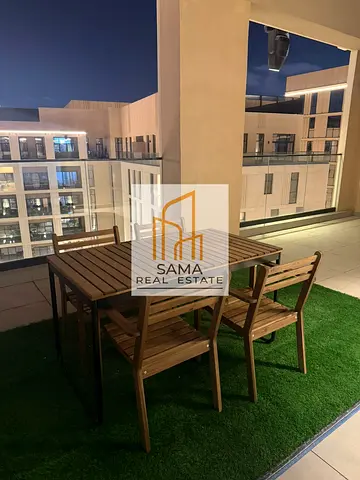 Fully furnished 1BHK With pool just 67k in Almamsha