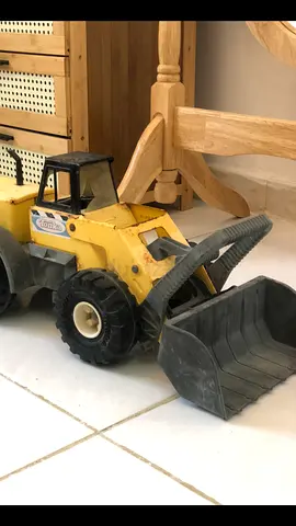 Used Yellow Front Loader Toy Truck - Well Loved, Working Wheels