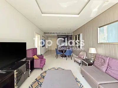 Burj Khalifa View | Furnished | Large Balcony | 1 cheque