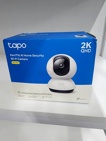 TP-Link Tapo 2K Pan/Tilt Home Security Camera (Wi‑Fi) - Brand Boxed
