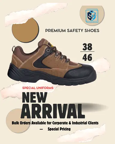 Safety Shoes | Vaultex | SBP MEH Low Ankle| Steel Toe | Oil / Slip Resistant | Special Uniforms
