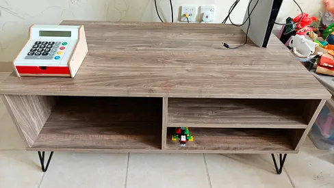 Mid-century Modern TV Console / Media Unit in Wood Finish