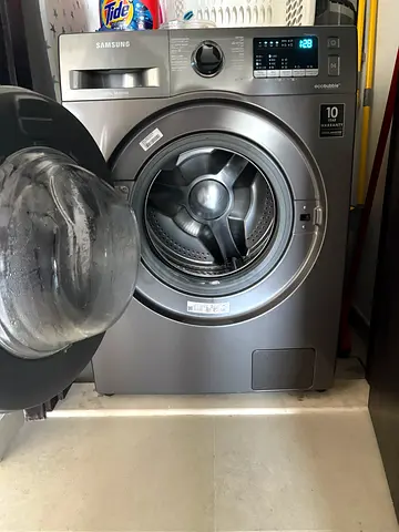 Samsung Eco-bubble Front Load Washing Machine - 8kg, Silver