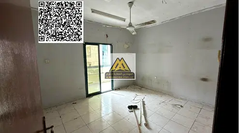 A spacious 3-bedroom apartment with a separate living room for annual rent in Al Nakheel 1 – Ajman. It features very large spaces, full maintenance be