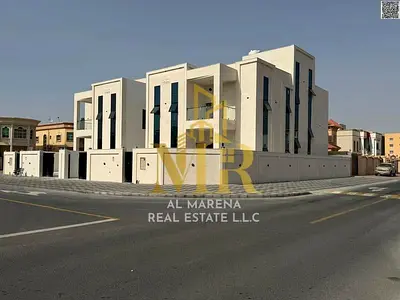 | تملك فيلا ساكن واستثماري فاخرة بالروضة 3 عجمان كورنرطابقين وروف تكييف مركزي بمصعد قريب من شارع شيخ عمار مساحة 5000 قدم|تملك حر | تملك فيلا ساكن واست